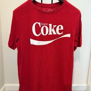 Coca-Cola Red Shirt with White Text